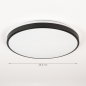 Foto 15730-1: Praktische led plafondlamp rond met bewegingssensor 