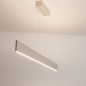 Foto 15735-6: Beige Hanglamp met Up-and-Down Verlichting – Modern, Dimbaar en Stijlvol