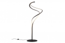 Foto 15739-3: Statement vloerlamp in zwart met grote krul en dimbare led verlichting dim to warm