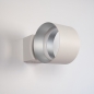 Foto 15748-10: Draaibare witte led wandlamp dimbaar met afstandsbediening 