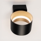 Foto 15749-15: Draaibare zwarte LED wandlamp met afstandsbediening
