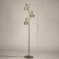 Foto 15755-1 maatindicatie: Sage green vloerlamp van metaal met drie E27 spots 