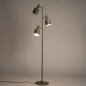 Foto 15755-4: Sage green vloerlamp van metaal met drie E27 spots 