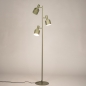 Foto 15755-5: Sage green vloerlamp van metaal met drie E27 spots 