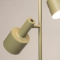 Foto 15755-8: Sage green vloerlamp van metaal met drie E27 spots 