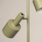 Foto 15755-9: Sage green vloerlamp van metaal met drie E27 spots 
