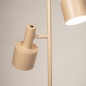Foto 15756-11: Beige vloerlamp met 3 richtbare spots E27 