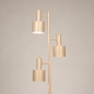 Foto 15756-9: Beige vloerlamp met 3 richtbare spots E27 