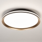 Foto 15764-3: Ronde led plafondlamp met gouden rand – luxe, modern en energiezuinig