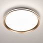 Foto 15764-4: Ronde led plafondlamp met gouden rand – luxe, modern en energiezuinig