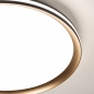 Foto 15764-6: Ronde led plafondlamp met gouden rand – luxe, modern en energiezuinig