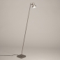 Foto 15773-7: Stijlvolle en functionele vloerlamp in staal met kogelgewricht GU10