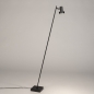 Foto 15774-3: Stijlvolle en functionele vloerlamp in het zwart met kogelgewricht GU10
