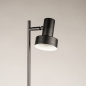 Foto 15774-9: Stijlvolle en functionele vloerlamp in het zwart met kogelgewricht GU10