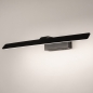 Foto 15778-4: Strakke zwarte LED schilderijlamp met touchdimmer