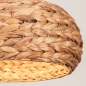 Foto 15779-10: Ronde hanglamp van gevlochten zeegras 40 cm