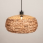 Foto 15779-5: Ronde hanglamp van gevlochten zeegras 40 cm