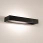 Foto 15785-2: Zwarte LED-wandlamp met draaibaar middenstuk, modern en stijlvol
