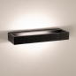 Foto 15785-3: Zwarte LED-wandlamp met draaibaar middenstuk, modern en stijlvol