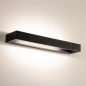 Foto 15786-15: Schwarze LED-Wandleuchte mit schwenkbarem Mittelteil, modern und stilvoll