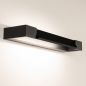 Foto 15786-7: Schwarze LED-Wandleuchte mit schwenkbarem Mittelteil, modern und stilvoll