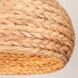 Foto 15789-10: Grote ronde hanglamp van gevlochten zeegras 60 cm 