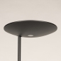 Foto 15794-12: Moderne uplight vloerlamp met leeslamp en dimbare led verlichting