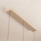 Foto 15801-17: Beige moderne led 3-lichts hanglamp met verstelbare hoogte