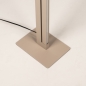 Foto 15809-12: Minimalistische beige vloerlamp met draaibare LED verlichting