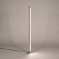 Foto 15809-2: Minimalistische beige vloerlamp met draaibare LED verlichting