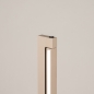 Foto 15809-8: Minimalistische beige vloerlamp met draaibare LED verlichting