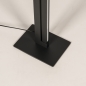 Foto 15810-11: Strakke zwarte vloerlamp met draaibare LED-strip