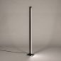 Foto 15810-2: Strakke zwarte vloerlamp met draaibare LED-strip