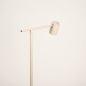 Foto 15811-5: Slanke beige vloerlamp met richtbare LED-verlichting, dimbaar met touchdimmer