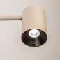 Foto 15813-10: Beige wandlamp met knikarm en dimbare led verlichting 