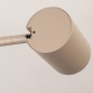 Foto 15813-11: Beige wandlamp met knikarm en dimbare led verlichting 