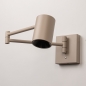 Foto 15813-3: Beige wandlamp met knikarm en dimbare led verlichting 