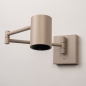 Foto 15813-5: Beige wandlamp met knikarm en dimbare led verlichting 