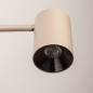 Foto 15813-9: Beige wandlamp met knikarm en dimbare led verlichting 