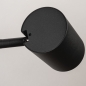 Foto 15814-11: Zwarte wandlamp met knikarm met dimbare led verlichting touchdimmer