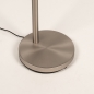 Foto 15815-15: Moderne led uplight vloerlamp met leesarm in staal en dimbare led verlichting