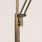 Foto 15816-14: Moderne led uplighter met leeslamp in brons en dimbare led verlichting