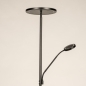 Foto 15817-6: Schwarzer LED Uplighter mit Leseleuchte