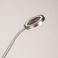 Foto 15818-10: Led uplighter met flexibele leeslamp in RVS