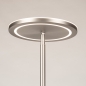 Foto 15818-8: Led uplighter met flexibele leeslamp in RVS