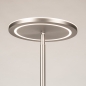 Foto 15818-9: Led uplighter met flexibele leeslamp in RVS