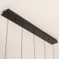Foto 15820-20: Moderne hanglamp met 5 amberkleurige glazen bollen – Luxe en sfeervol design