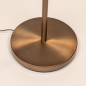 Foto 15829-11: Luxe LED-vloerlamp in brons met uplighter en leeslamp