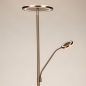 Foto 15829-13: Luxe LED-vloerlamp in brons met uplighter en leeslamp