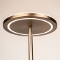 Foto 15829-7: Luxe LED-vloerlamp in brons met uplighter en leeslamp